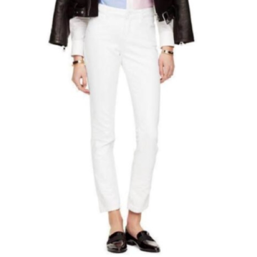 Kate Spade Broome Street Lean Denim Capri Jeans in Freshwhite Size 30 MSRP $158